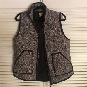 JCrew Herringbone vest